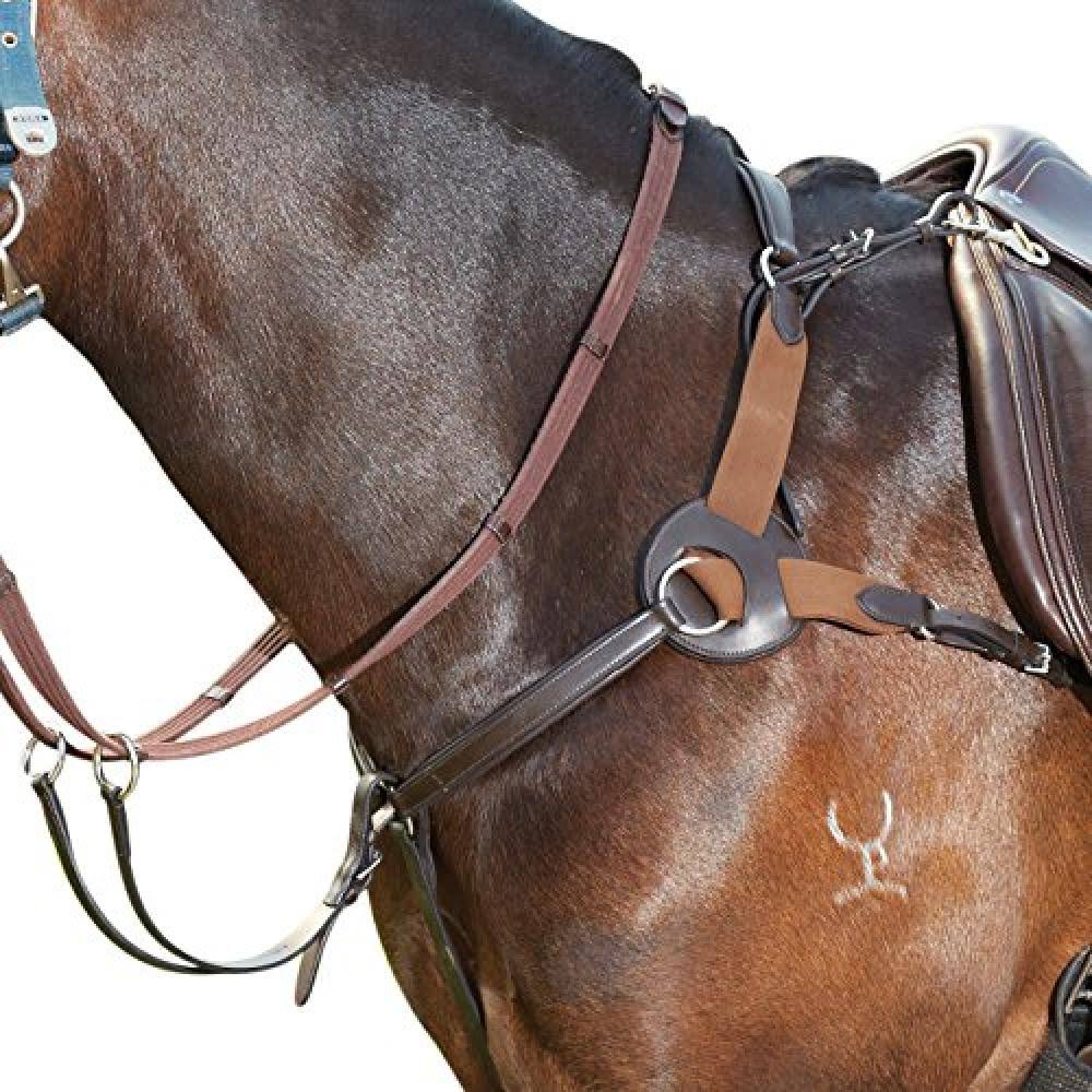 Black Leather Breastplate R7155