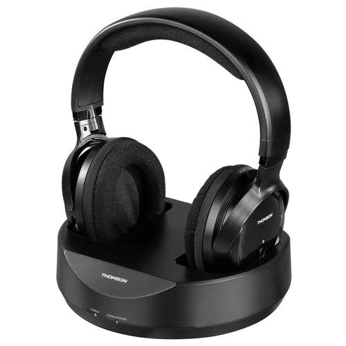 Black Supraaural Head-band Headphone R69388