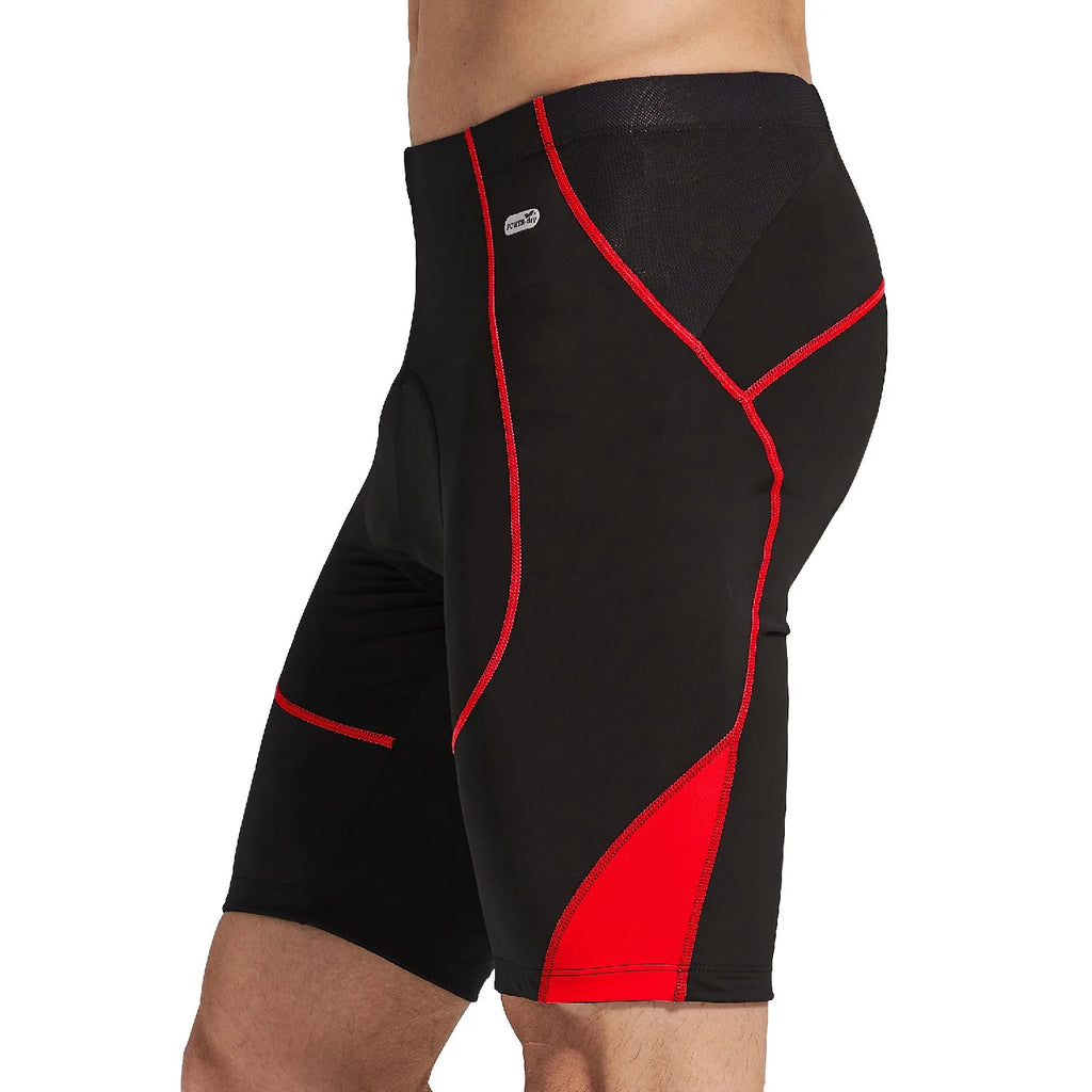 Red 2XL Padded Cycling Shorts I78909