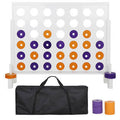 4 in A Row Wooden Board Game with Carry Case D2678