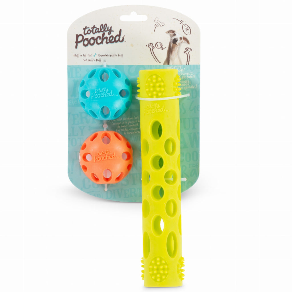 Huff N Puff Dog Toys Pack of 3 X187