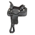 Black Miniature Western Saddle B47110