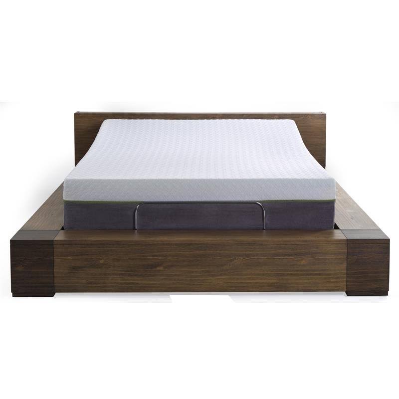 White Twin Long Mattress and Bed Base Z37000