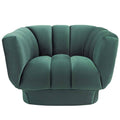 Green Performance Velvet Armchair S9454