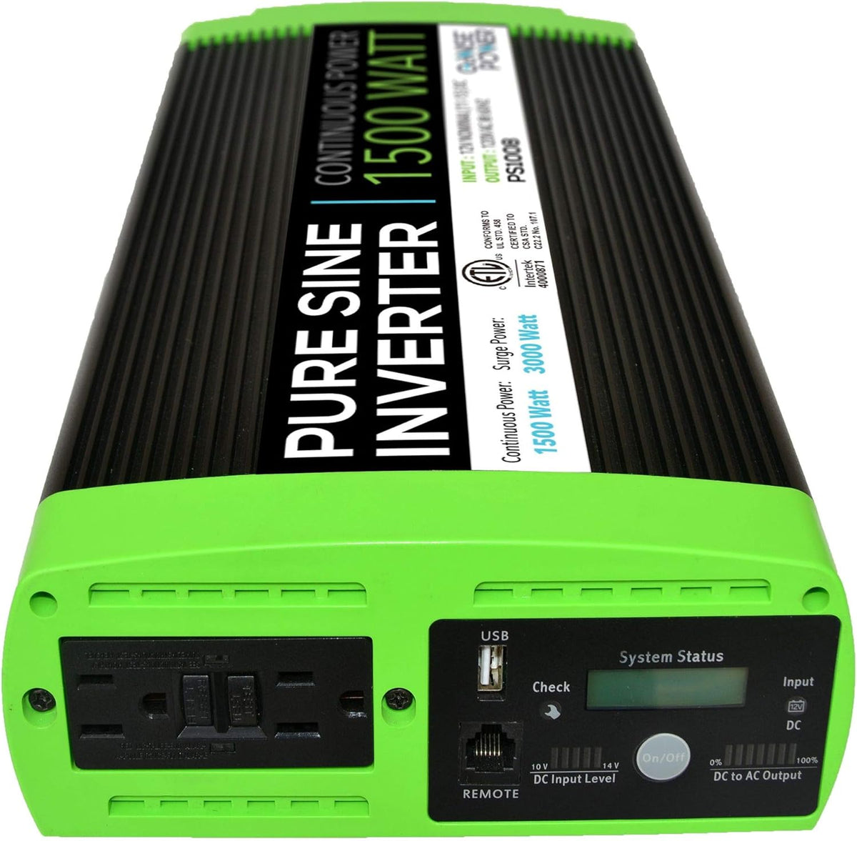 Pure Sine Wave Inverter with Digital LCD Display D116630