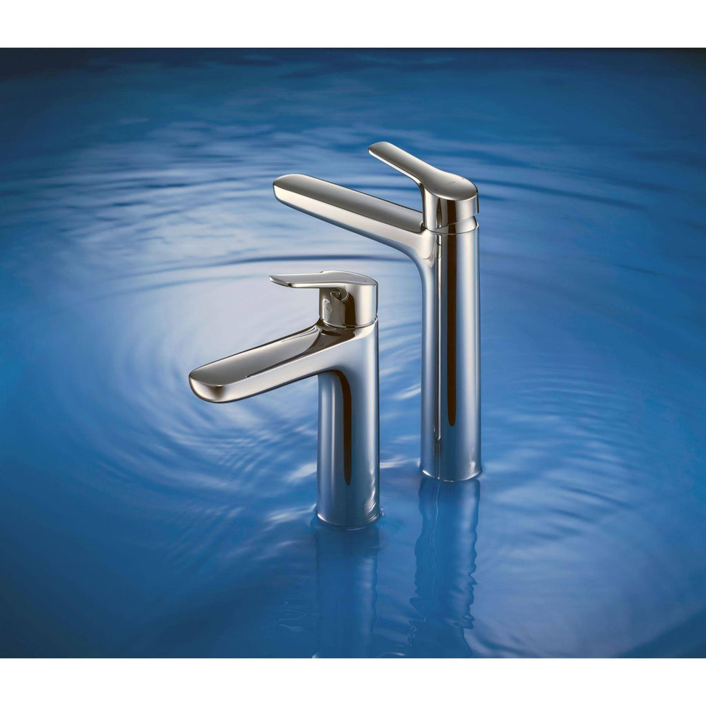 Polished Chrome Single Handle Bathroom Sink Faucet J415