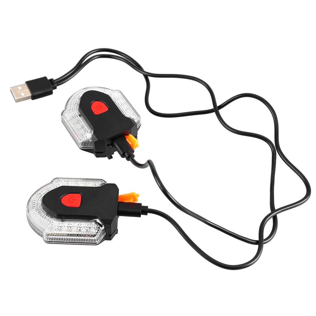 Wireless Control Bike Turn Signal Light Waterproof Front Rear Safety Warning Light U7083