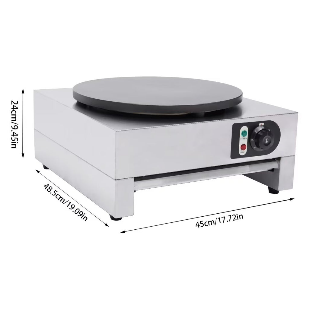 15.7" Electric Crepe Maker & Griddle K307073