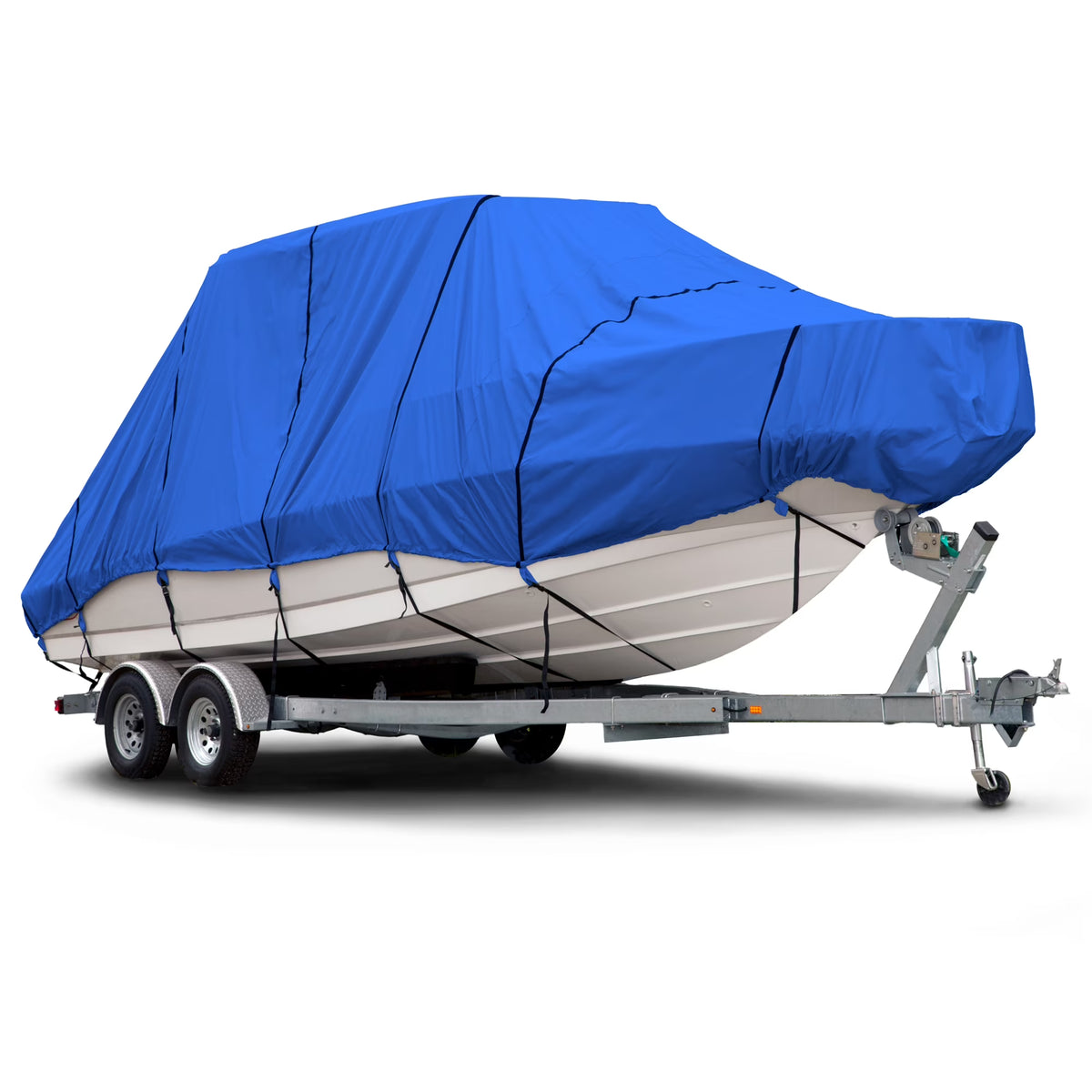 Boat Cover, Waterproof and UV Resistant, 27'-28' Long, 106" Beam Q447863