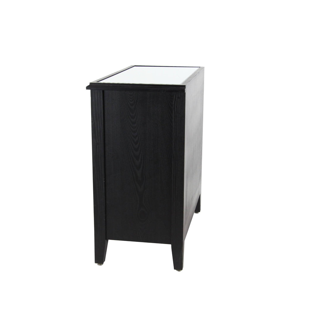 3 Drawer Wood and Iron Cabinet J25950