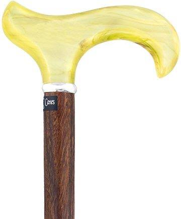 Derby Walking Cane with Genuine Rosewood Shaft and Silver Collar M344264