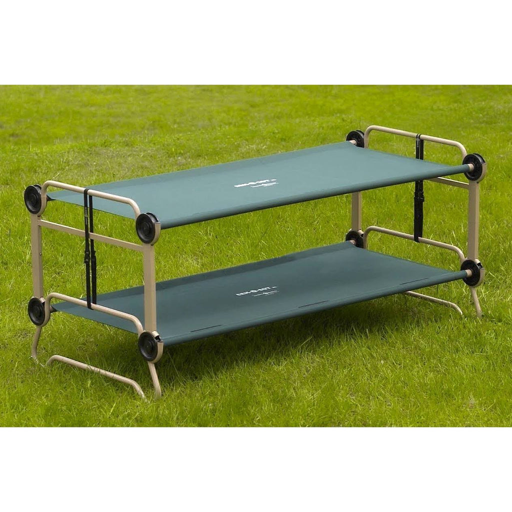 CamOBunk Large with 2 Organizers Cabinets - Green - Camping P6997