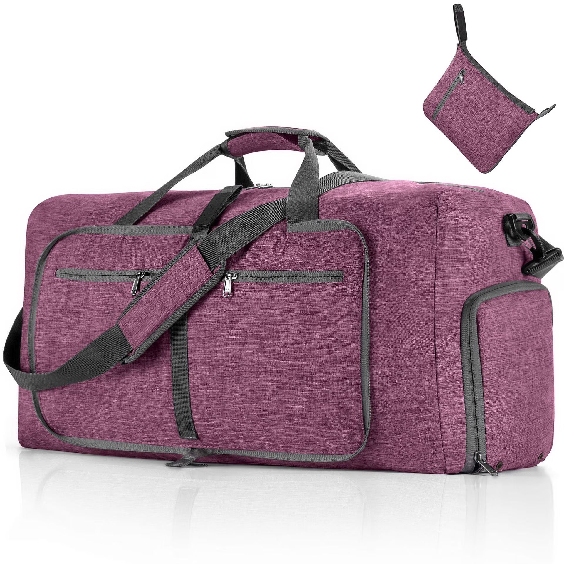 Dark Purple 115L Waterproof Travel Duffle Bag L881