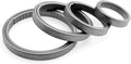 Titanium Keyring Key Chain Key Rings Holder Split Rings 4-Pack X3396