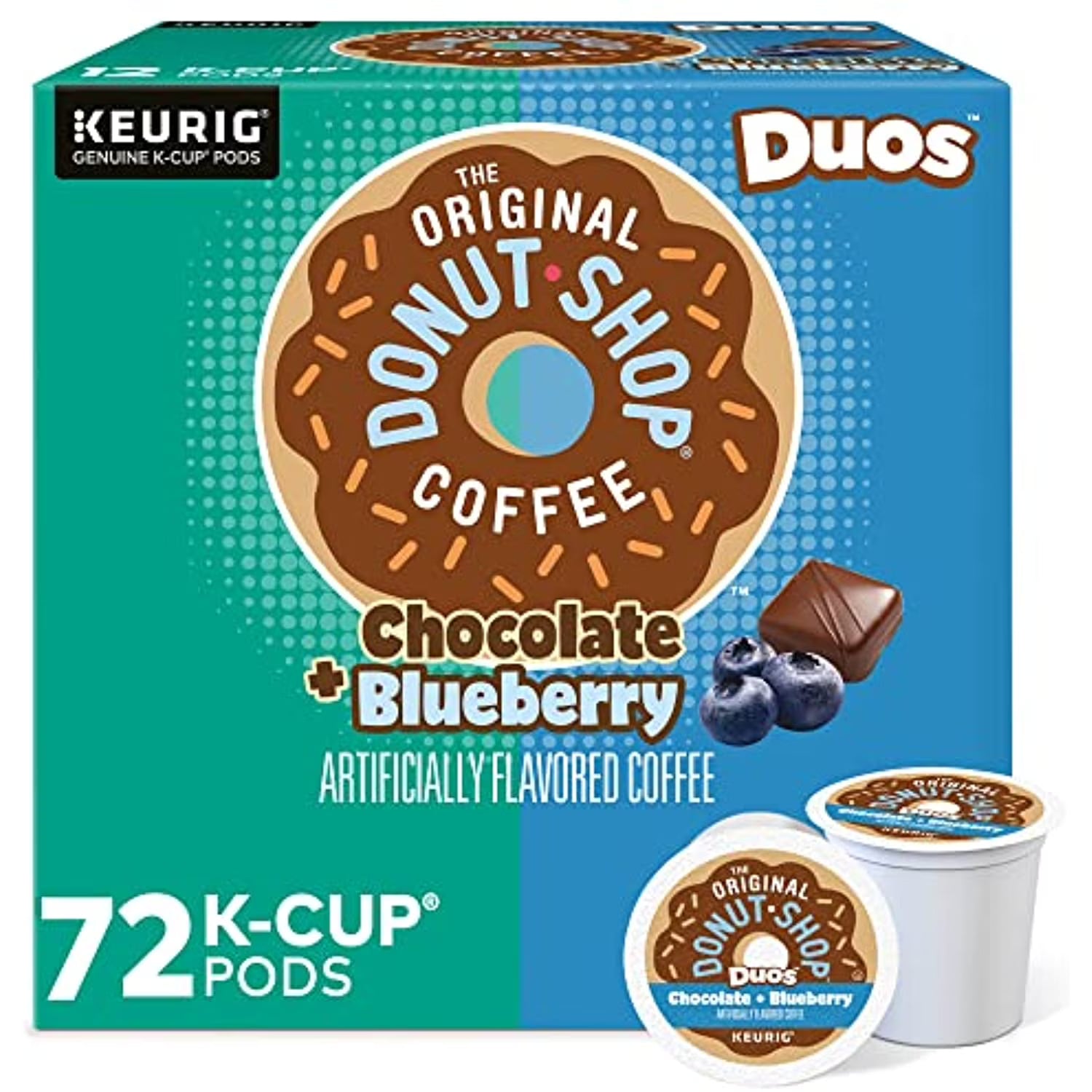 Chocolate Blueberry Coffee, K-Cup Pods, 72 Count D39825