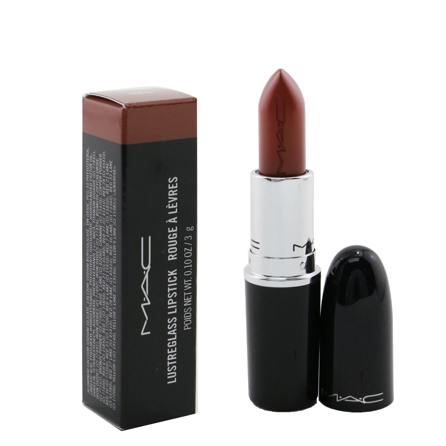 Warm Rose Brown Nude Lustreglass Lipstick 3g S90268