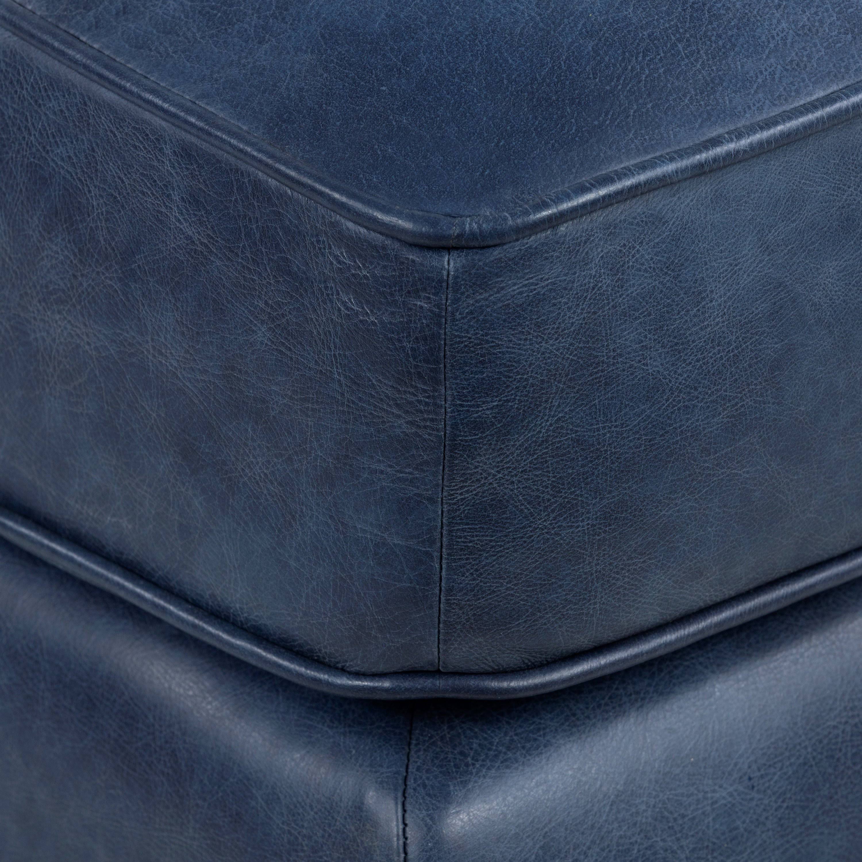 Cognac Tan Ottoman H854