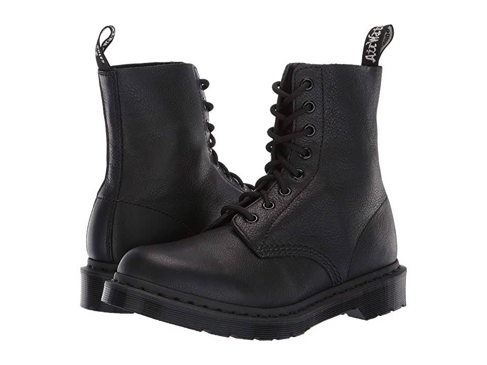 Black Virginia Leather Dr Martens Boots N37506