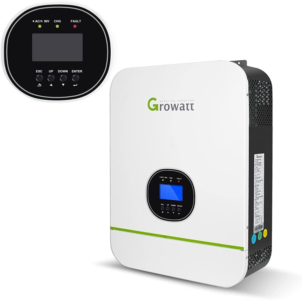 Solar Inverter 3000W 120V/240V Split Phase 80A MPPT 24V/48V M284701