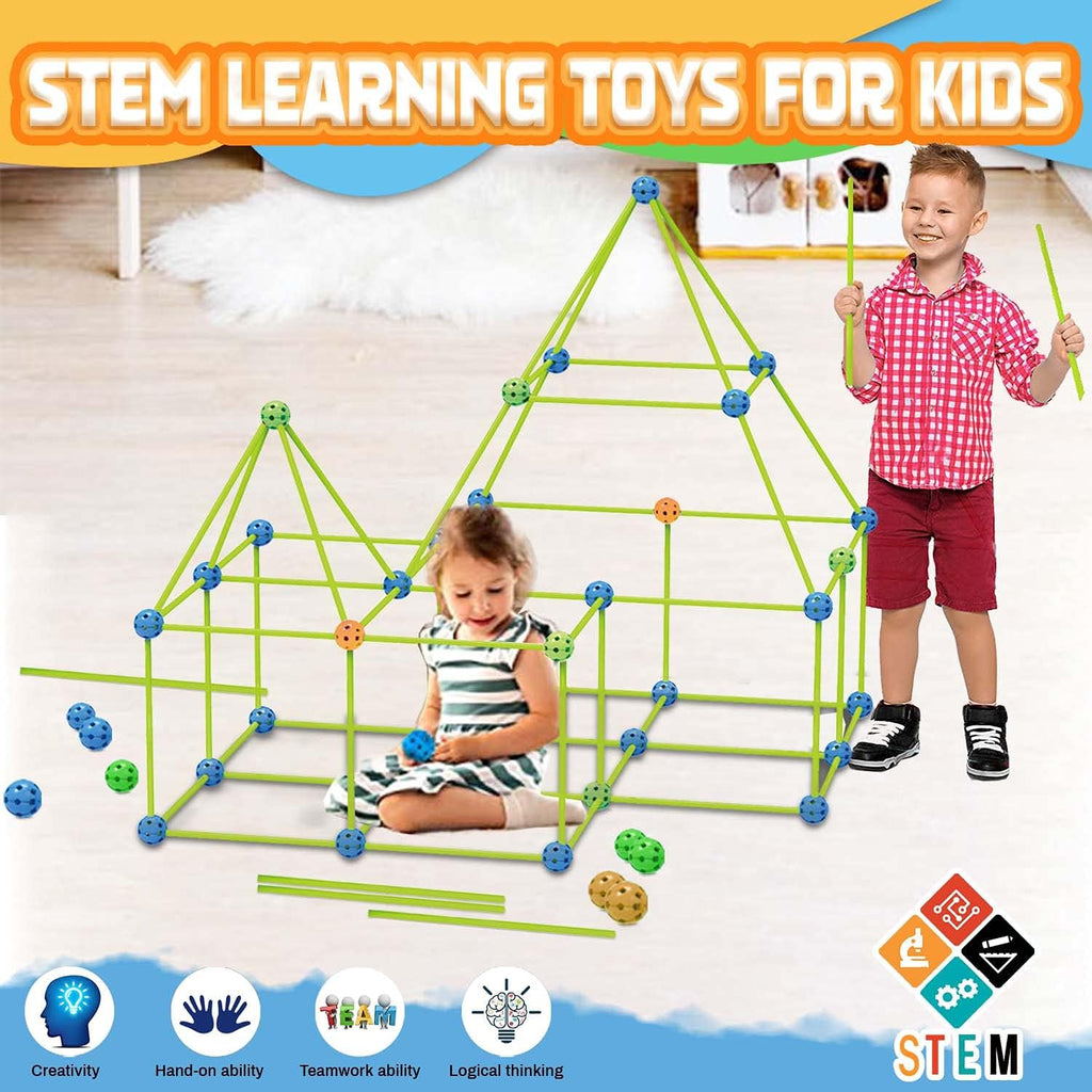 100 Pcs Glow in The Dark STEM Construction Toys Z776691