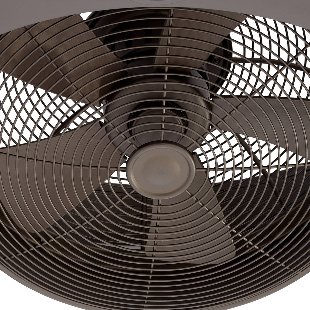 Bronze LED Ceiling Fan with Light Remote F441