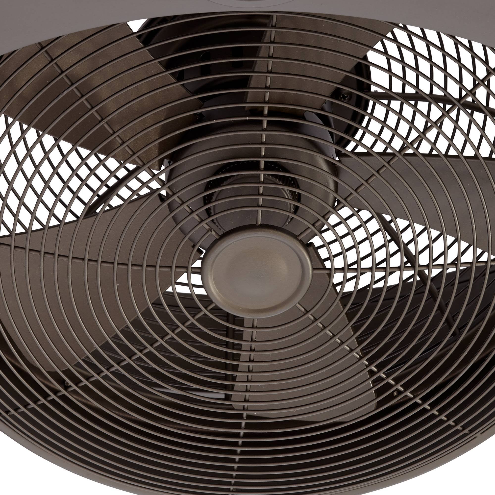 Bronze LED Ceiling Fan with Light Remote F441