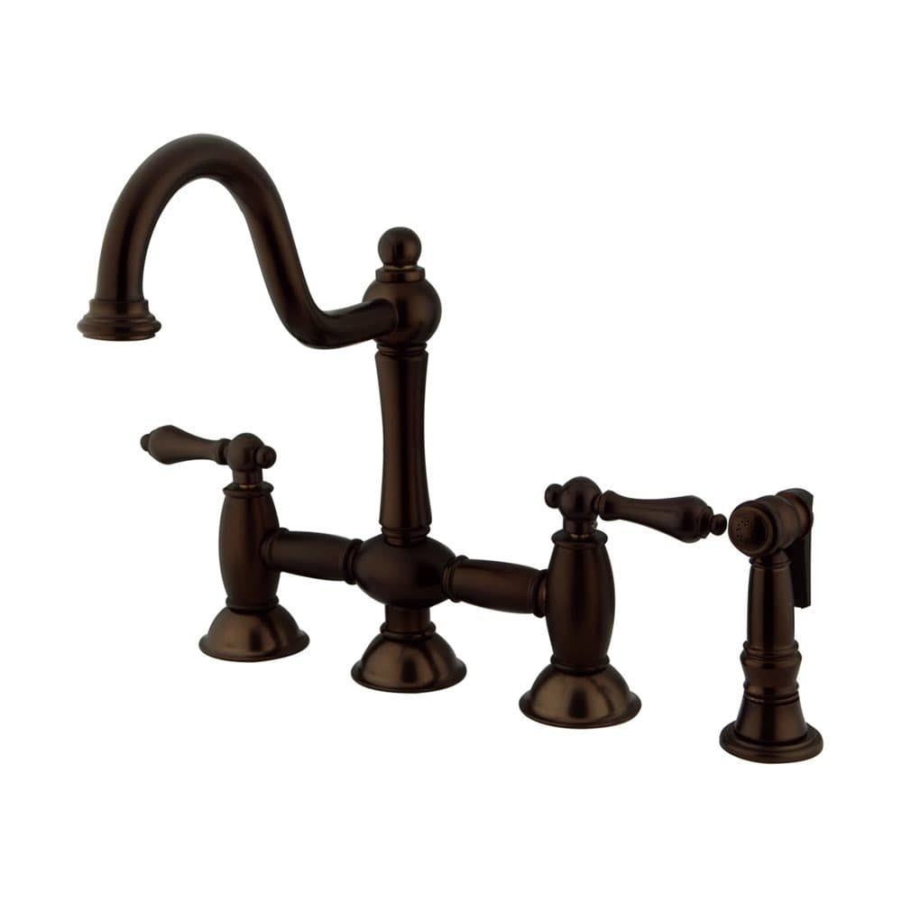 Two Handle Kitchen Faucet in Oil Rubbed Bronze V774187