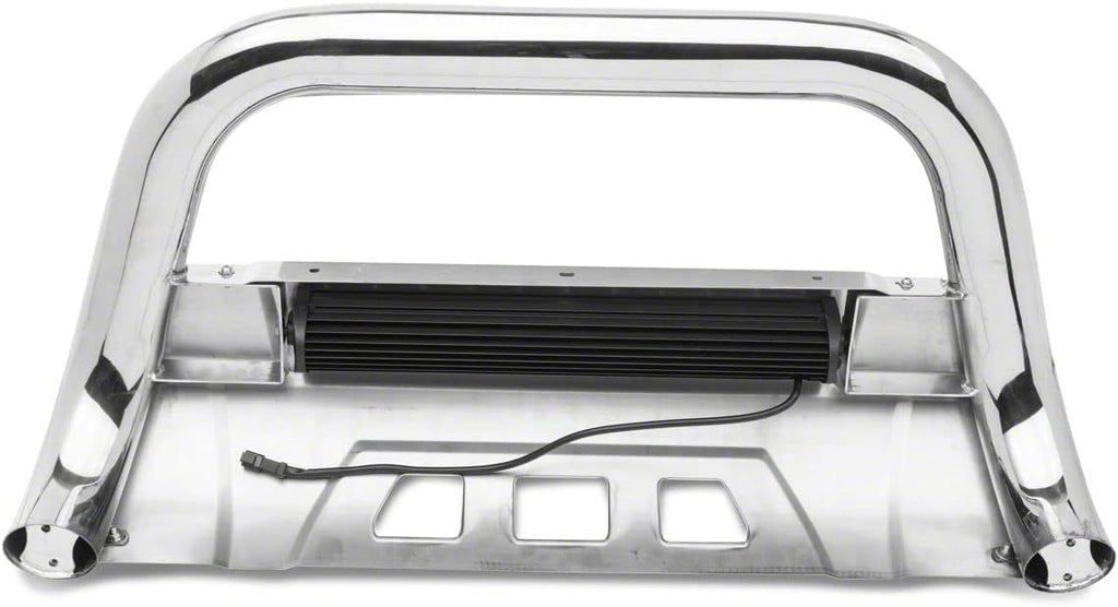 Stainless Steel Bull Bar with Skid Plate and 20-Inch Dual Row LED Light Bar T827818