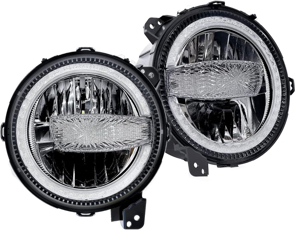 9'' Round LED Headlights with DRL High Low Beam H77102