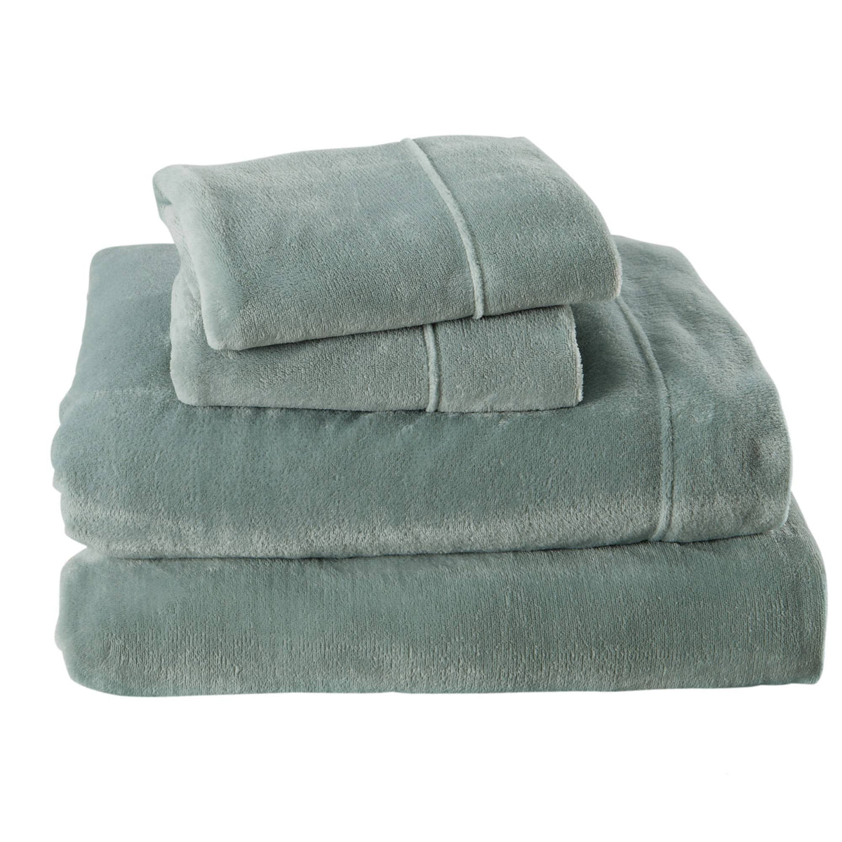 Jade Velvet Plush Sheet Set California King M171611