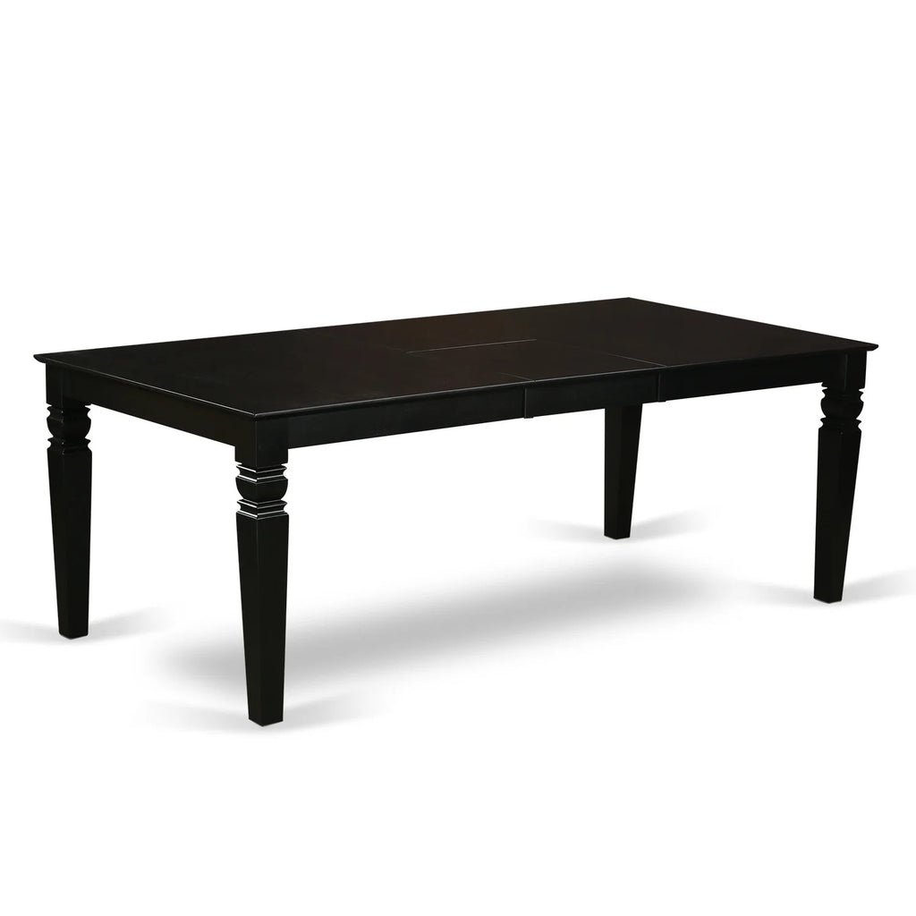 5-piece Wood Dining Set in Black X3612