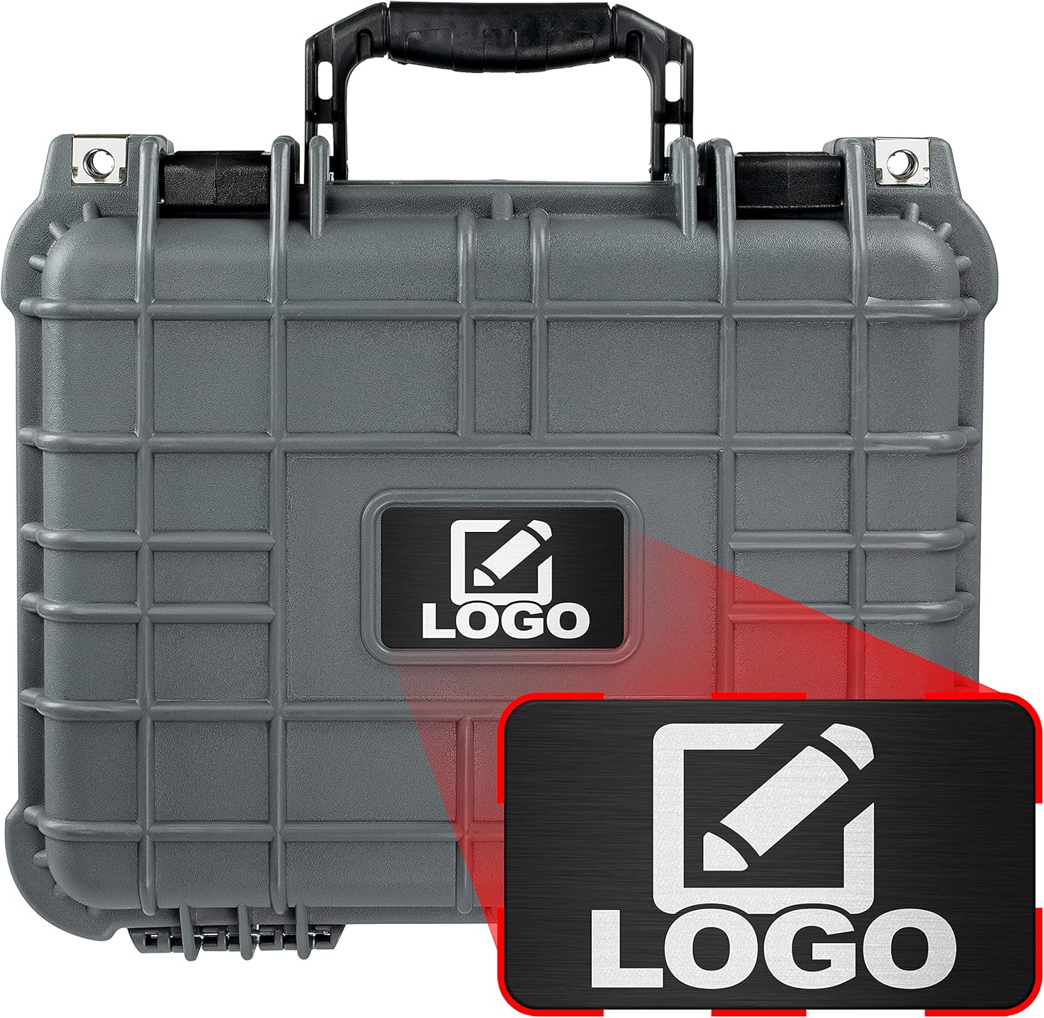 Waterproof Shockproof Hard Case with Foam Pack of 2 I633