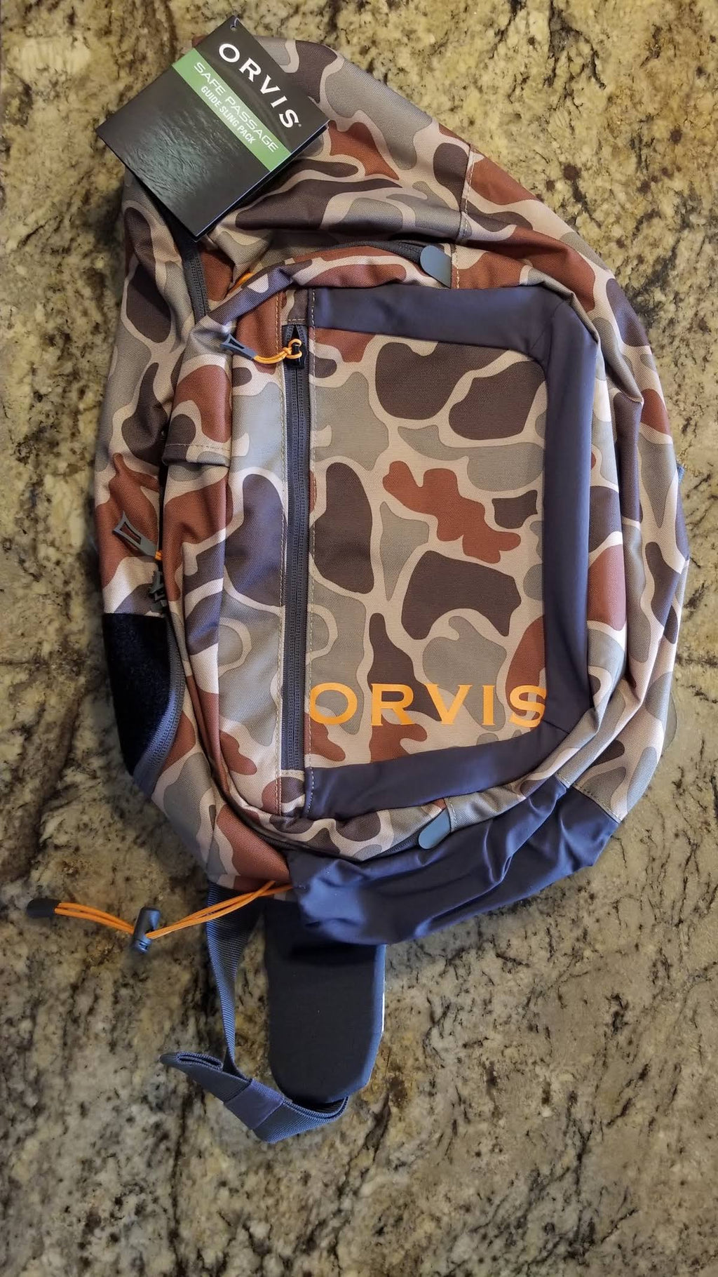 Brown Camo Sling Pack V266