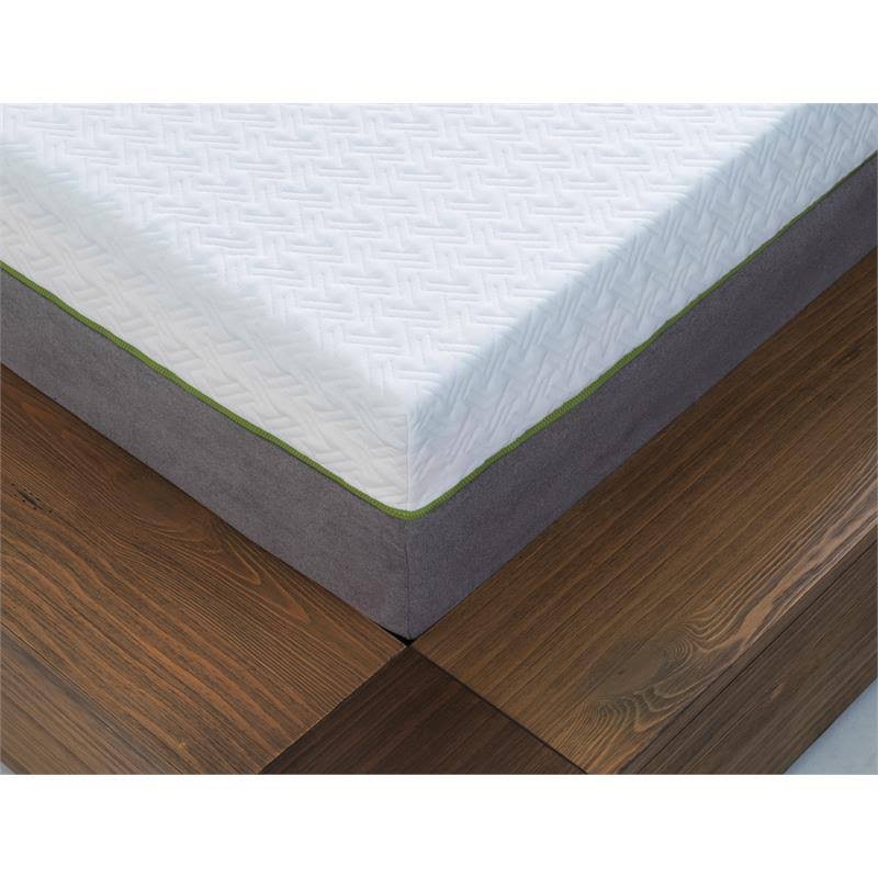 White Twin Long Mattress and Bed Base Z37000