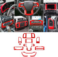 Carbon Fiber ABS Center Console Dashboard Trim Cover Kit U666
