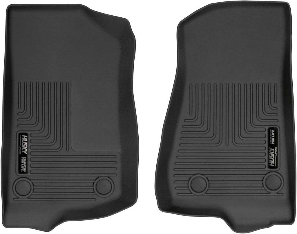 Black Front Floor Liners 2 Pcs C55025