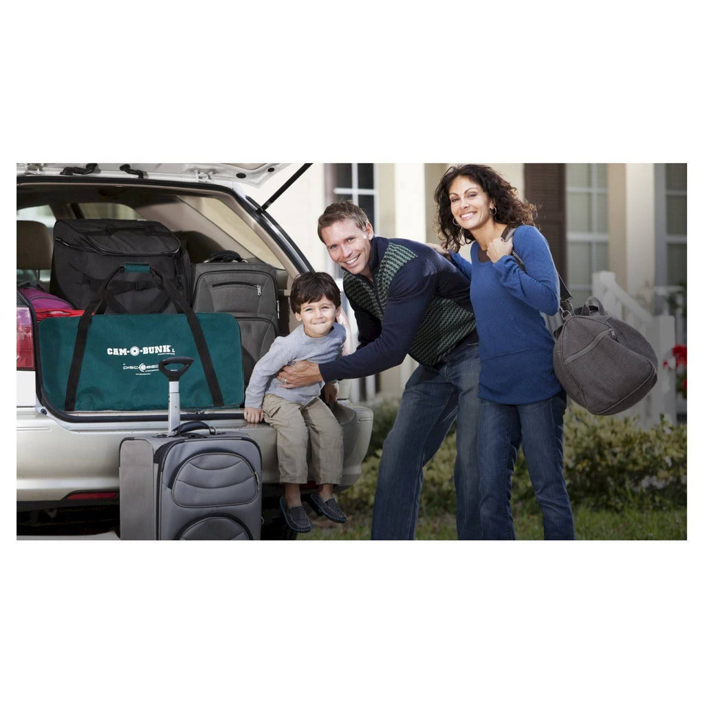 CamOBunk Large with 2 Organizers Cabinets - Green - Camping P6997