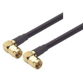 RG58C Coaxial Cable, SMA 90 Male, 2.5 ft H750897