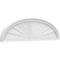 42x22W x 11-1/2x22H x 2x22P Elliptical Sunburst PVC Pediment I93725