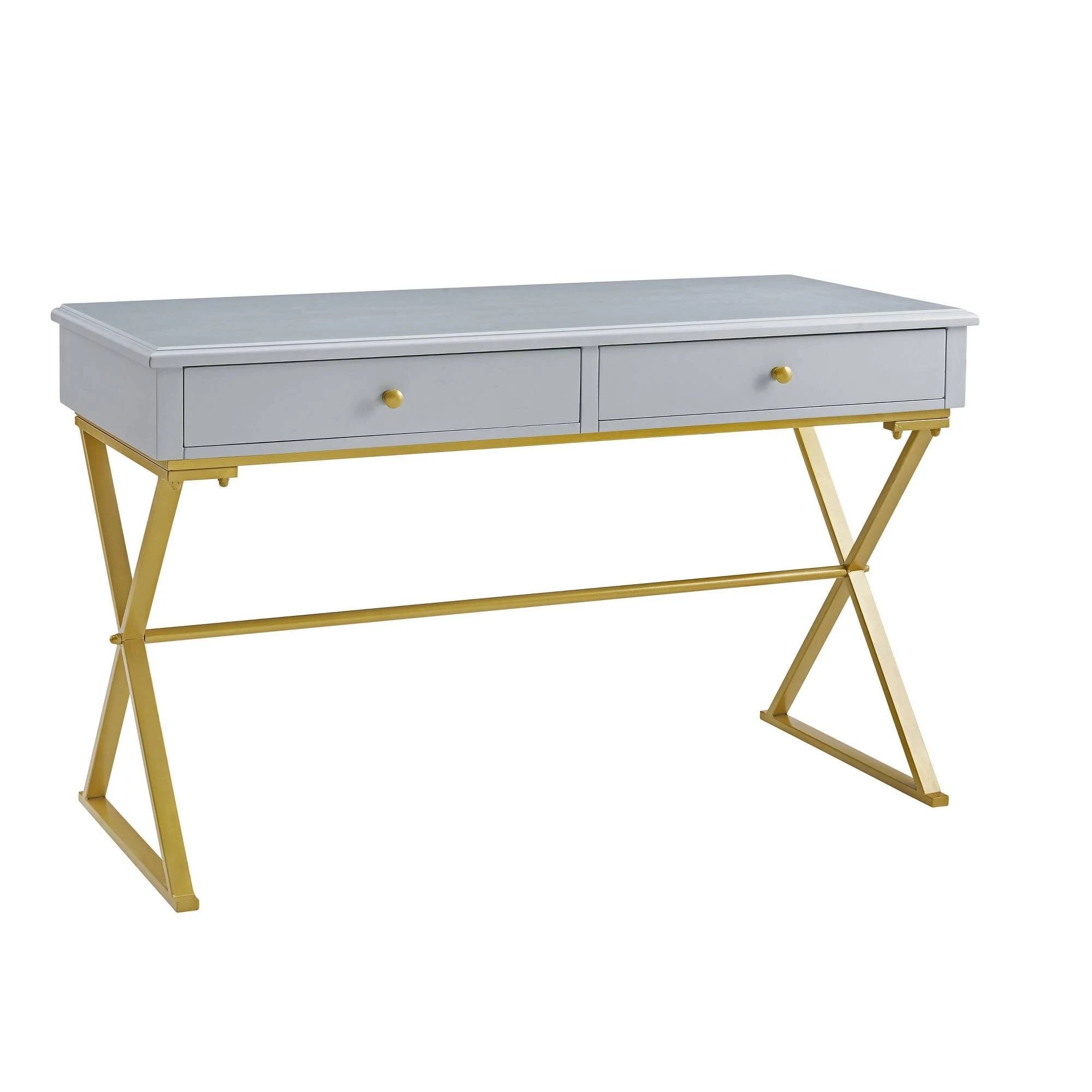 Grey 2 Drawer Desk E95401