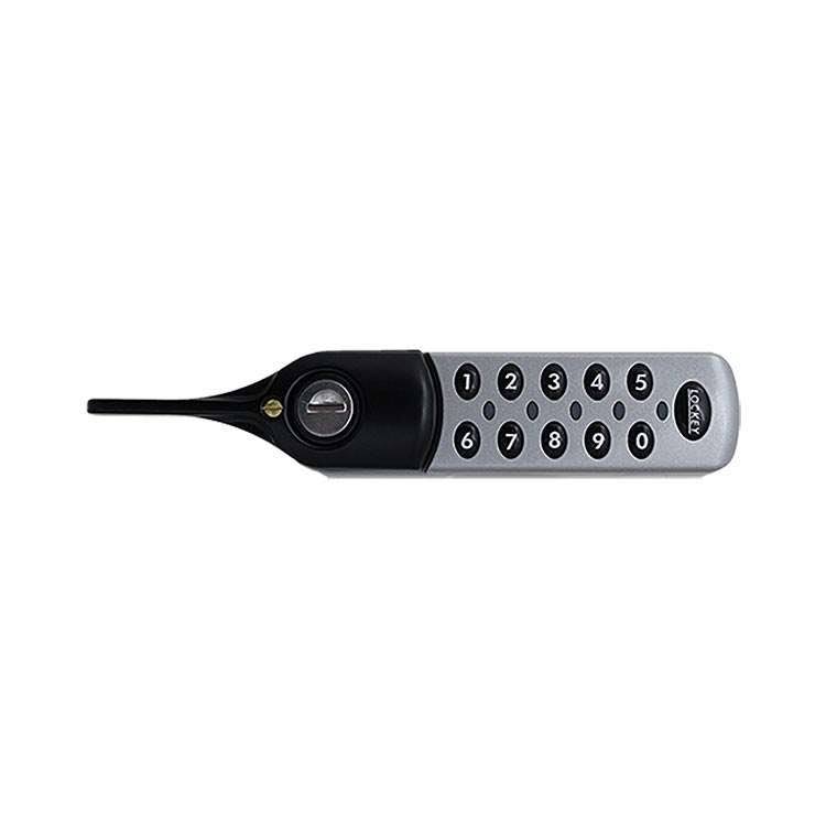 Digital Combination Cabinet & Locker Lock with Lever Handle, Silver F6657