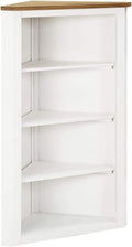 Corner Cabinet with 3 Shelves Solid Oak Wood H983
